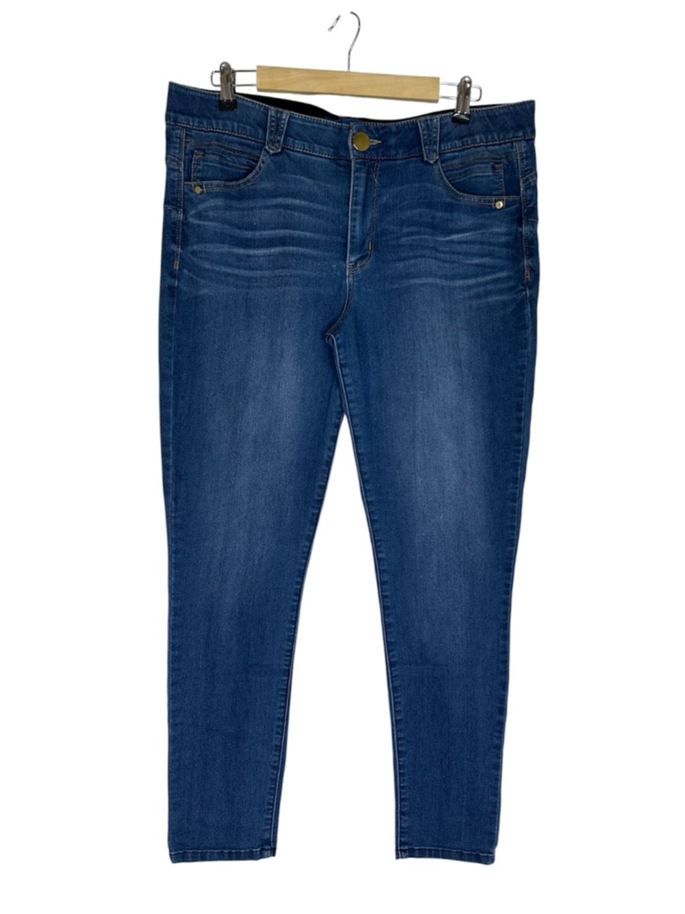 Democracy Ab solution Soft Stretchy waistband Tummy Control booty Lift Jeans 16